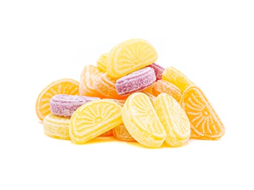Orange-Zitrone Schnitten | Zitronen und Orangen Bonbons | Fruchtbonbons | Kräuterbonbons | Zitronen und Orangen Drops | Zitronenbonbon | Orangenbonbon | Gerüche-Küche | (120, Gramm) von Gerüche-Küche