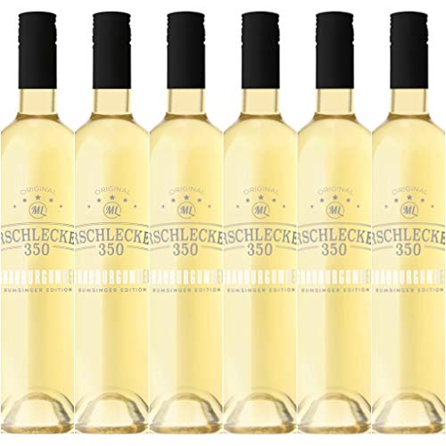 6er Set Weißwein Arschlecken 350 Grauburgunder trocken 0,75l von Geschenkbox