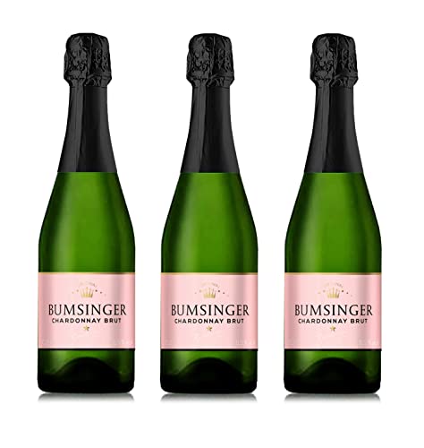 Geschenkbox® Bumsinger Chardonnay Brut 0,2l 3er Set von Geschenkbox