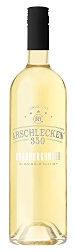 Weißwein Arschlecken 350 Grauburgunder trocken 0,75l von Geschenkbox