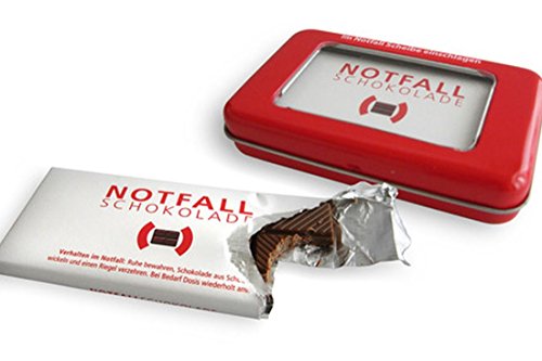 Dose Notfallschokolade für alle Fälle von Geschenkidee