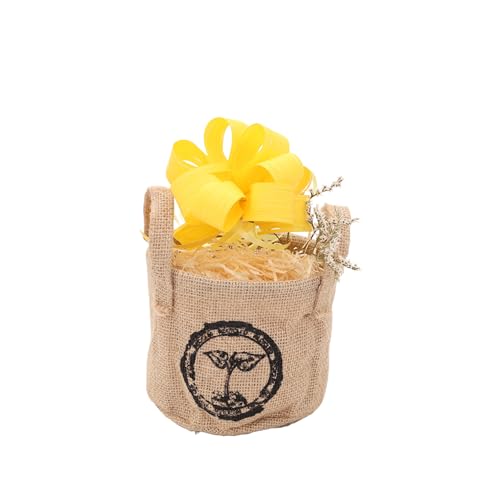 Jutekorb zum Selbstbefüllen - 14 cm Durchmesser | Geschenkkorb für kreative Packideen Jutekorb zum Selbstbefüllen - 14 cm Durchmesser | Geschenkkorb für kreative Packideen von Geschenkkorb-Laden.de
