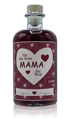 Beste Mama - Herzkirsch Likör - 0,5 Ltr. - 16% vol. von Geschmacksparadies