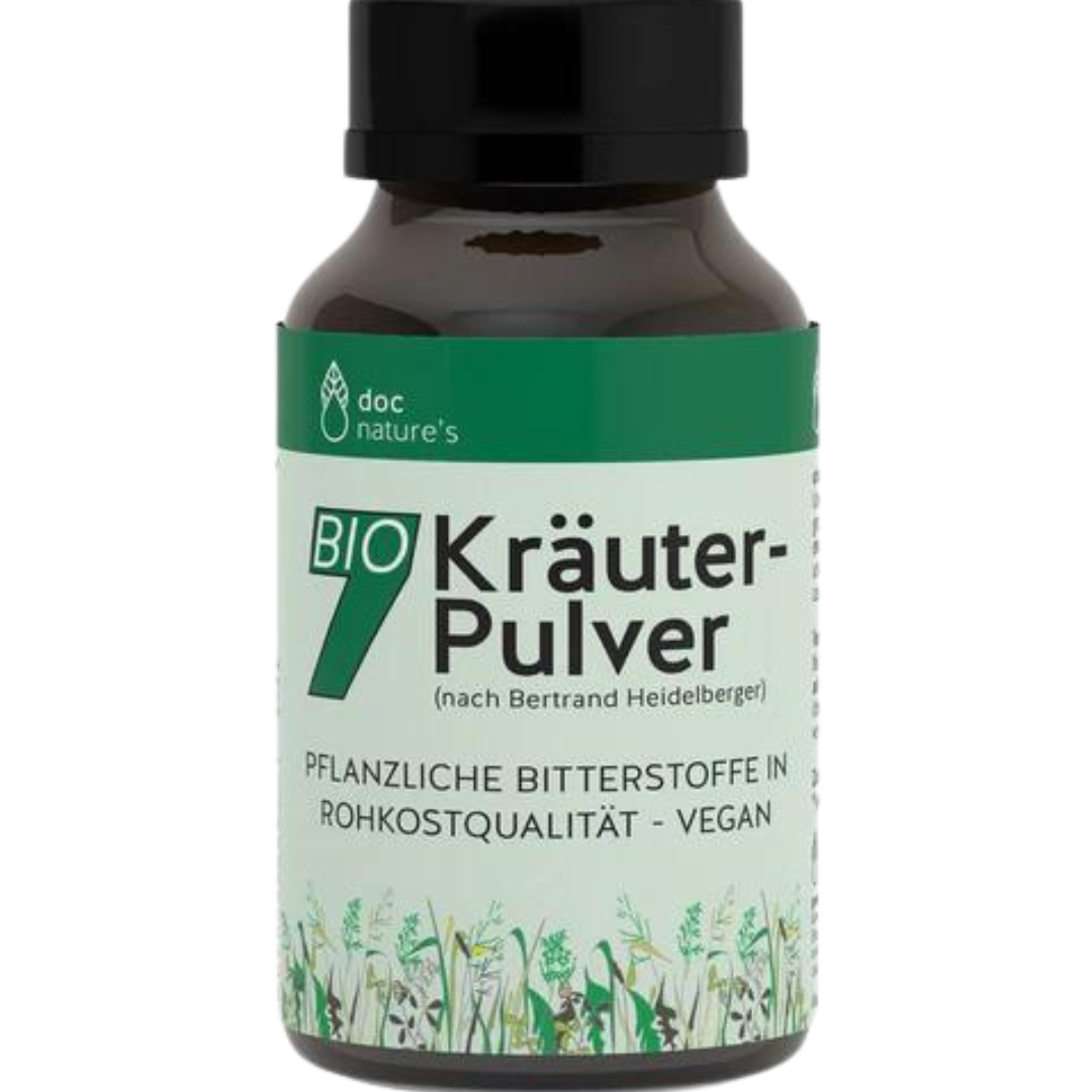 Bio 7 Kräuter-Pulver, 75g Bio 7 Kräuter-Pulver, 75g von Doc Nature’s