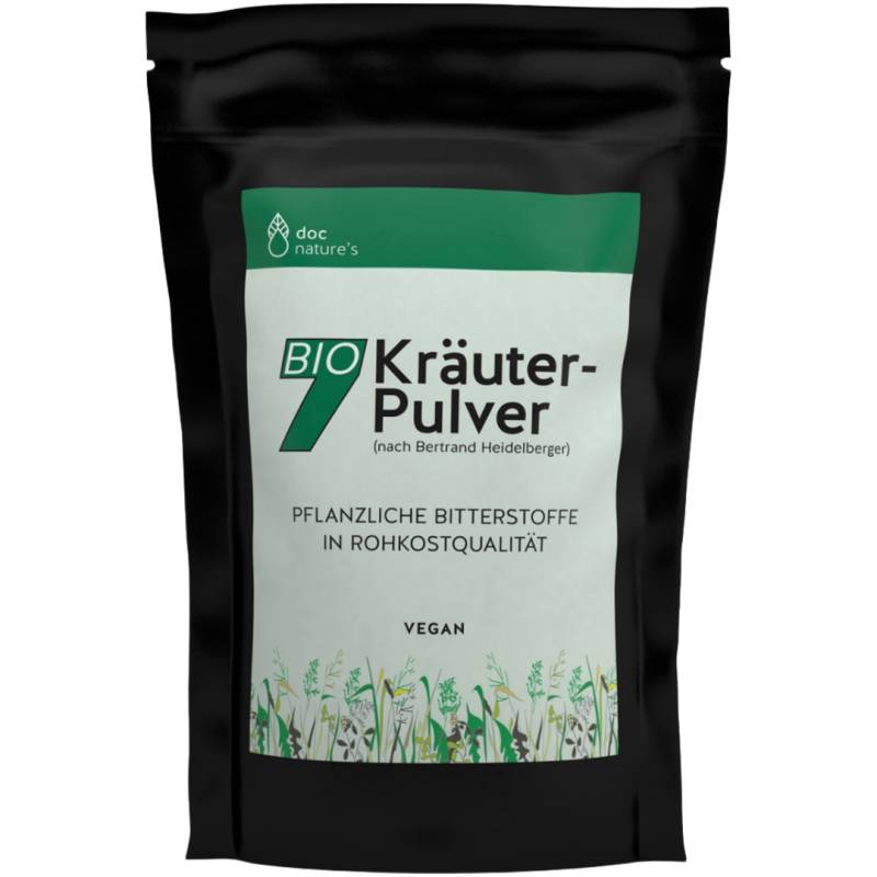 Bio 7 Kräuter-Pulver, 150g Nachfüllpackung von Doc Nature’s