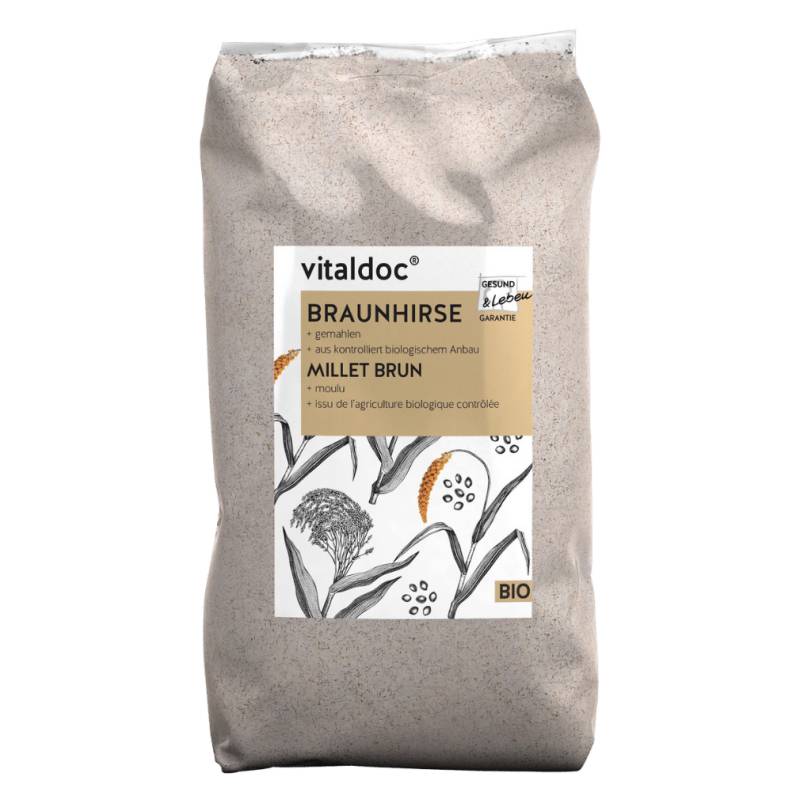 Bio Braunhirse gemahlen, 500g von Vitaldoc