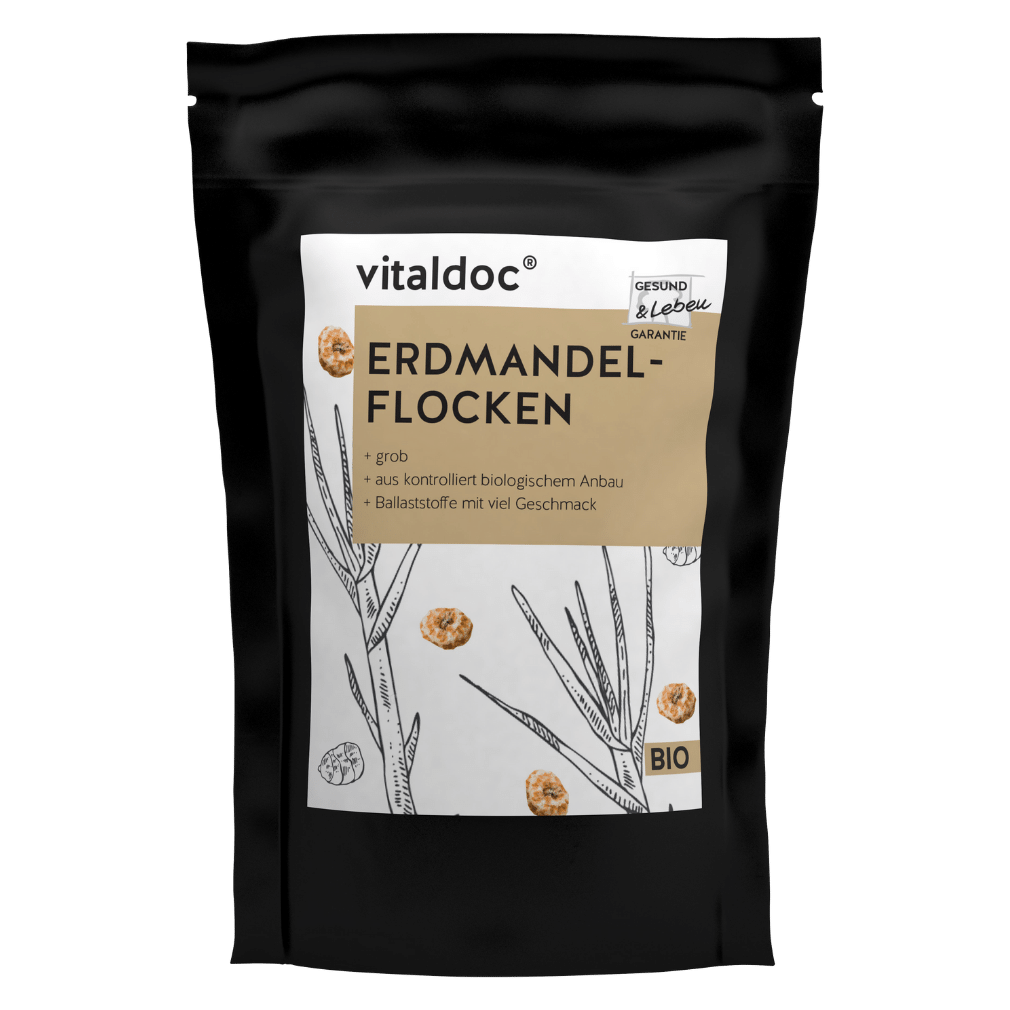 Bio Erdmandel Flocken grob Bio Erdmandel Flocken grob von Vitaldoc