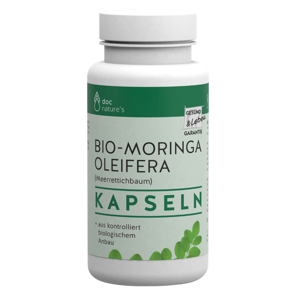 Bio Moringa Oleifera Kapseln 100St von Gesund & Leben