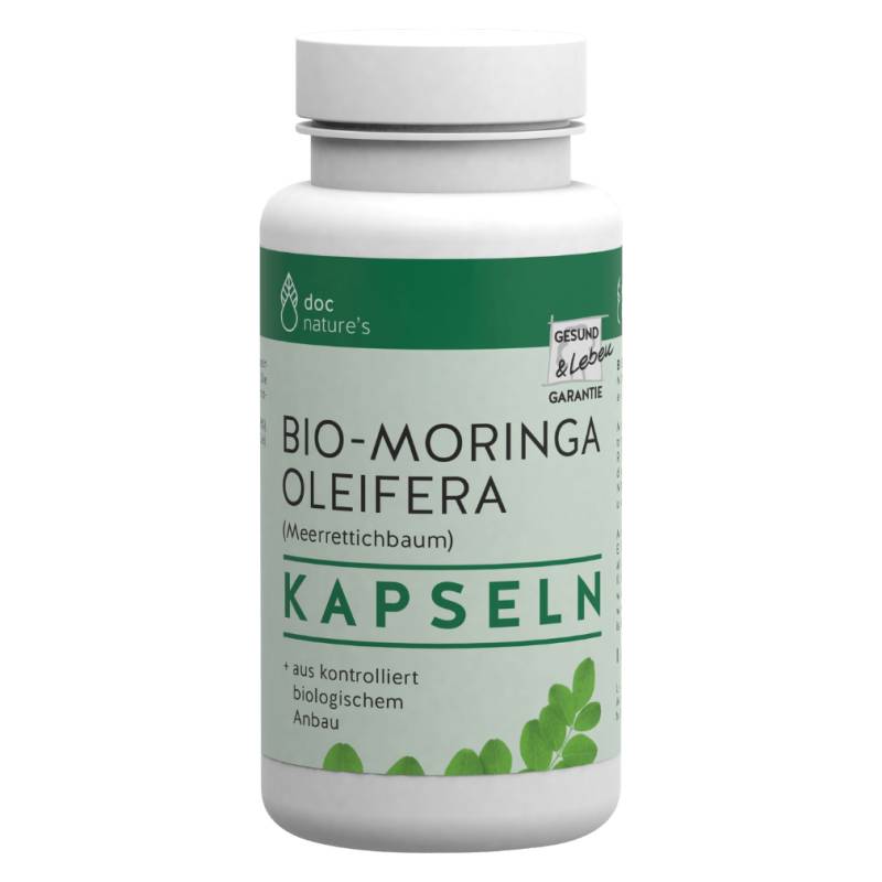 Bio Moringa Oleifera Kapseln, 100 Stück von Doc Nature’s