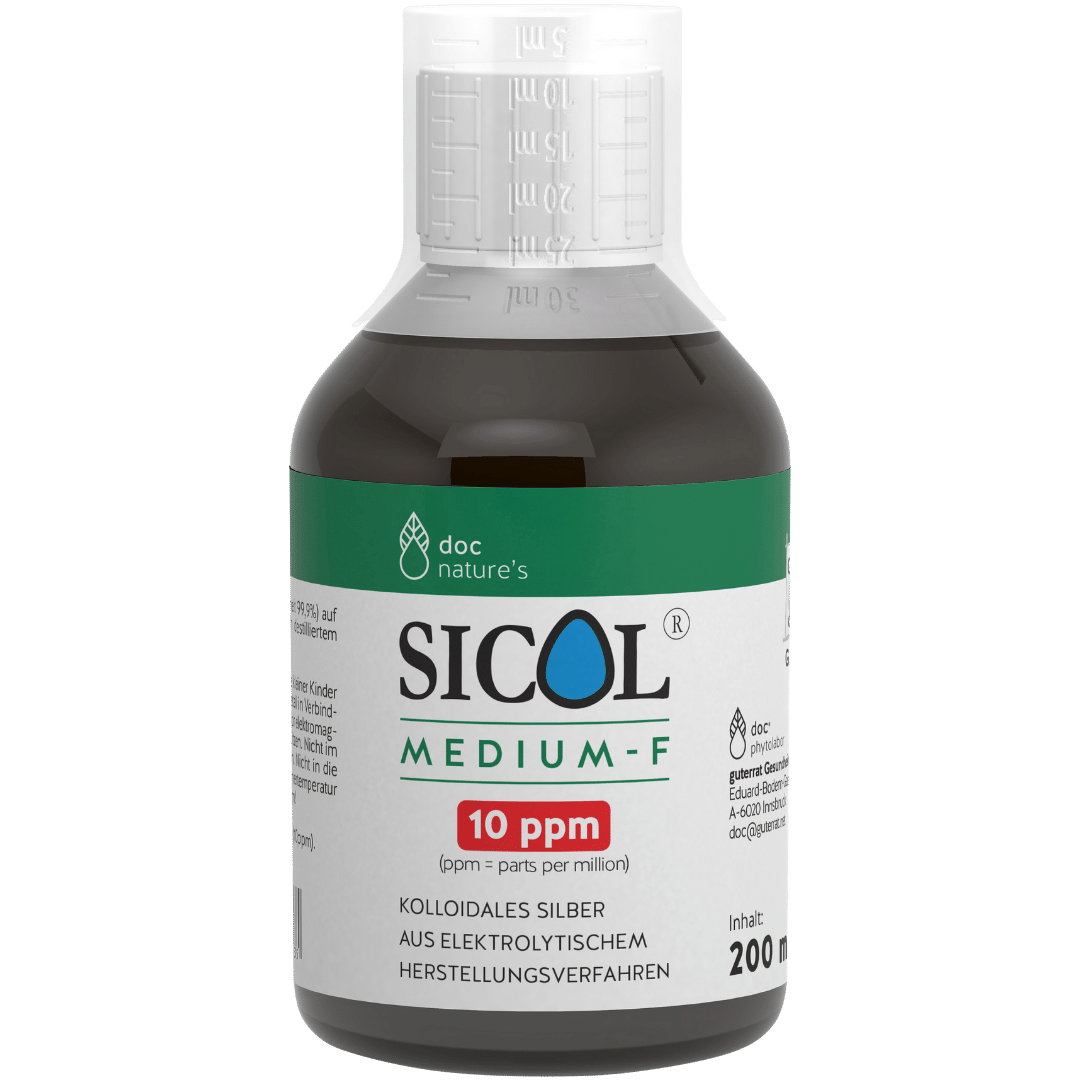 Kolloidales Silber Sicol medium-F, 10 ppm von Gesund & Leben