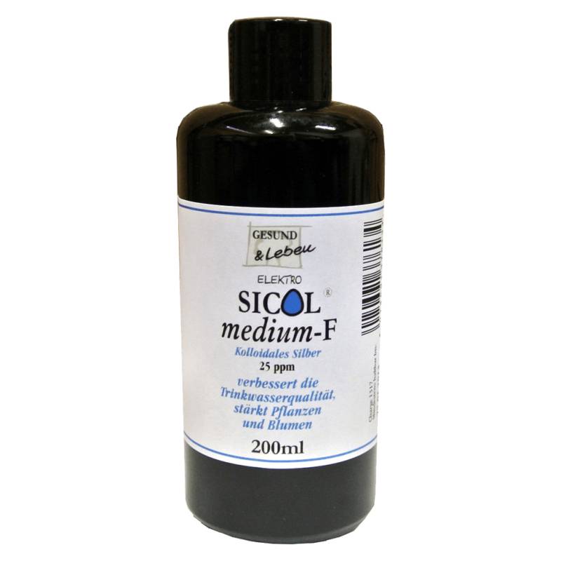 Kolloidales Silber Sicol medium-F, 25 ppm MHD 26.02.2025 von Gesund & Leben