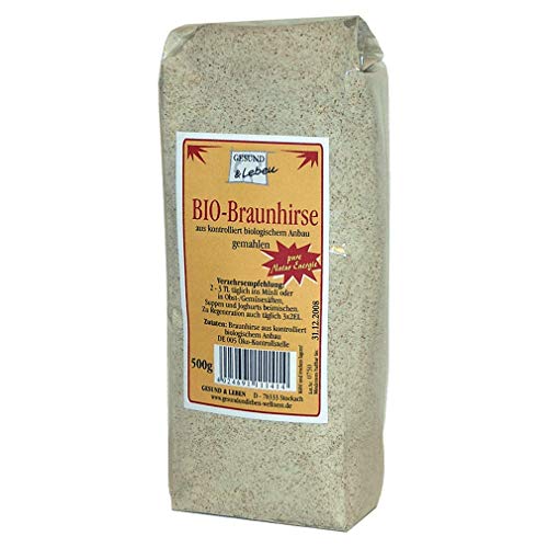 gesund & leben Bio Braunhirse gemahlen, 500g Packung gesund & leben Bio Braunhirse gemahlen, 500g Packung von Gesund & Leben