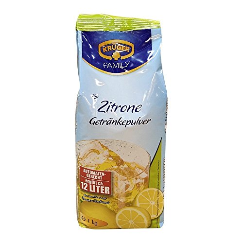 Krüger Zitrone Instant Getränkepulver Erfrischungsgetränk 6x 1000g von Getränke