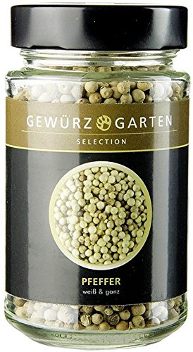 Gewürzgarten Pfeffer, weiß, ganz, 135g von Gewürzgarten