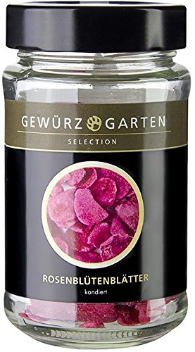 Gewürzgarten | Rosenblütenblätter, kandiert von Gewürzgarten