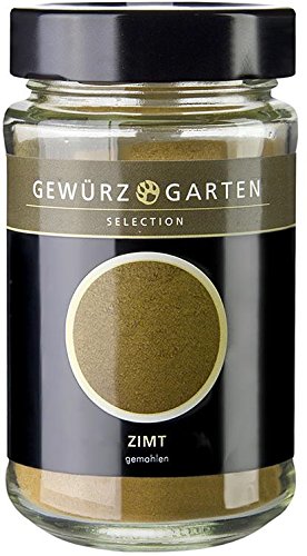 Gewürzgarten Zimt gemahlen 120g Glas (Cassia Zimt/ Herkunft Indonesien), 120g von Gewürzgarten