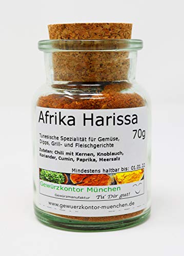 Afrika Harissa 70g im Glas Gewürzkontor München Afrika Harissa 70g im Glas Gewürzkontor München von Gewürzkontor München Tu´ Dir gut!