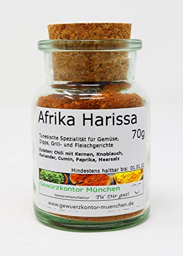 Afrika Harissa 70g im Glas Gewürzkontor München von Gewürzkontor München Tu´ Dir gut!