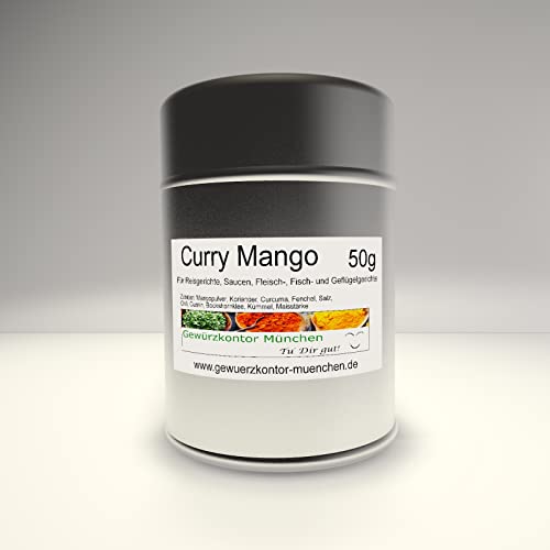 Curry Mango 50g im Streuer Gewürzkontor München von Gewürzkontor München Tu´ Dir gut!