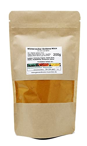 Goldene Milch "Winterzauber" 200g Gewürzkontor München von Gewürzkontor München Tu´ Dir gut!