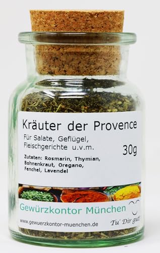 Kräuter der Provence 30g im Glas Gewürzkontor München von Gewürzkontor München Tu´ Dir gut!