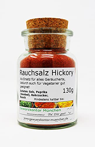 Rauchsalz Hickory 130g im Glas Gewürzkontor München von Gewürzkontor München Tu´ Dir gut!