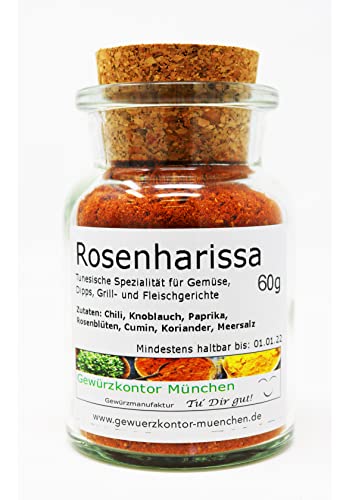 Rosen Harissa Rosenharissa 60g im Glas Gewürzkontor München von Gewürzkontor München Tu´ Dir gut!