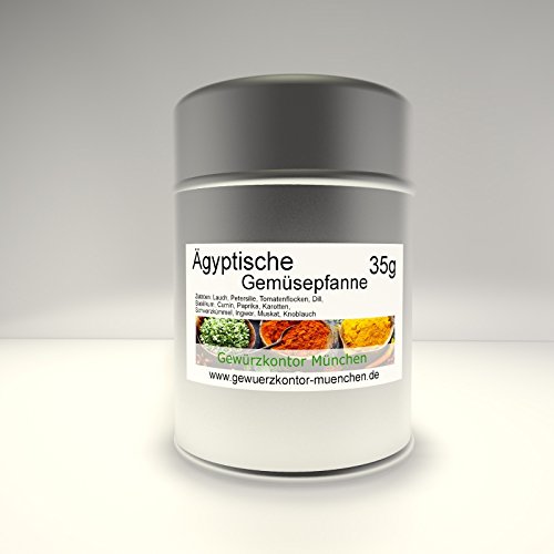 Ägyptische Gemüsepfanne 50g im Streuer Ägyptische Gemüsepfanne 50g im Streuer von Gewürzkontor München Tu´ Dir gut!