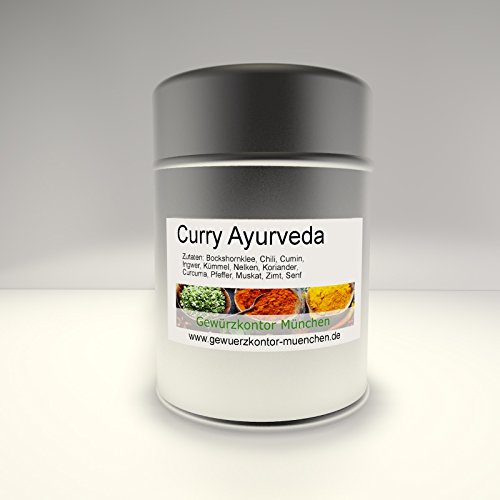 Curry Ayurveda 50g im Streuer von Gewürzkontor München Tu´ Dir gut!