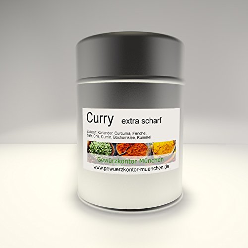 Curry extra scharf 50g im Streuer von Gewürzkontor München Tu´ Dir gut!