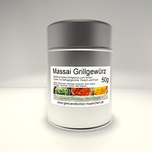 Masai, Massai Grillgewürz 50g im Streuer Masai, Massai Grillgewürz 50g im Streuer von Gewürzkontor München Tu´ Dir gut!