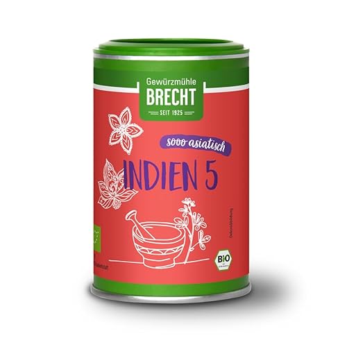 Gewürzmühle BRECHT: Gewürzzubereitung - Indien 5 Dose 70g von BRECHT