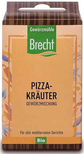 Brecht Pizza-Kräuter, Nachfüllpack,Bio, 25g von Gewürzmühle Brecht