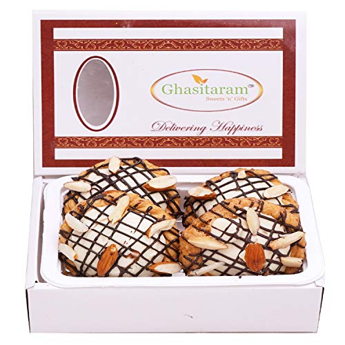 Ghasitaram Gift Holi Sweets, Holi Gifts, Holi Hamper Chocolate Filled Chandrakala 200 GMS |Gift for Diwali,Holi,Rakhi,Valentine,Christmas,Birthday,Anniversary,Her,Him| Ghasitaram Gift Holi Sweets, Holi Gifts, Holi Hamper Chocolate Filled Chandrakala 200 GMS |Gift for Diwali,Holi,Rakhi,Valentine,Christmas,Birthday,Anniversary,Her,Him| von Ghasitaram Gifts