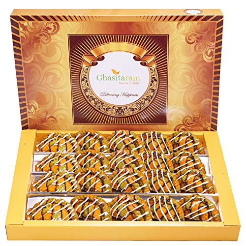 Ghasitaram Gift Holi Sweets, Holi Gifts, Holi Hamper Designer Gujiya 800 GMS |Gift for Diwali,Holi,Rakhi,Valentine,Christmas,Birthday,Anniversary,Her,Him| Ghasitaram Gift Holi Sweets, Holi Gifts, Holi Hamper Designer Gujiya 800 GMS |Gift for Diwali,Holi,Rakhi,Valentine,Christmas,Birthday,Anniversary,Her,Him| von Ghasitaram Gifts
