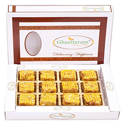 Ghasitaram Gift Holi Sweets, Holi Gifts, Holi Hamper Mango Drfruit Bites 18 pcs |Gift for Diwali,Holi,Rakhi,Valentine,Christmas,Birthday,Anniversary,Her,Him| Ghasitaram Gift Holi Sweets, Holi Gifts, Holi Hamper Mango Drfruit Bites 18 pcs |Gift for Diwali,Holi,Rakhi,Valentine,Christmas,Birthday,Anniversary,Her,Him| von Ghasitaram Gifts