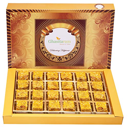 Ghasitaram Gift Holi Sweets, Holi Gifts, Holi Hamper Mango Drfruit Bites 24 pcs |Gift for Diwali,Holi,Rakhi,Valentine,Christmas,Birthday,Anniversary,Her,Him| Ghasitaram Gift Holi Sweets, Holi Gifts, Holi Hamper Mango Drfruit Bites 24 pcs |Gift for Diwali,Holi,Rakhi,Valentine,Christmas,Birthday,Anniversary,Her,Him| von Ghasitaram Gifts