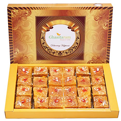 Ghasitaram Gift Holi Sweets, Holi Gifts, Holi Hamper Puffed Dryfruit Pastry Bites 800 GMS |Gift for Diwali,Holi,Rakhi,Valentine,Christmas,Birthday,Anniversary,Her,Him| von Ghasitaram Gifts