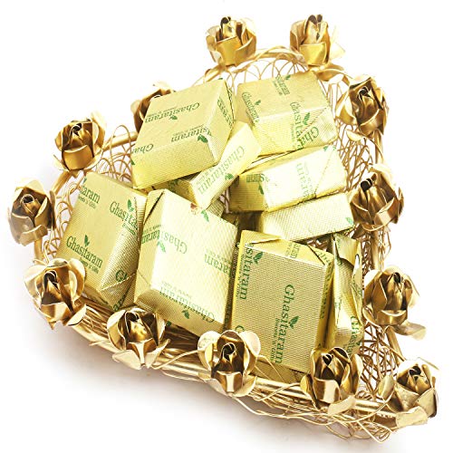 Ghasitaram Gifts Chocolate - Mesh Heart Chocolate Tray Ghasitaram Gifts Chocolate - Mesh Heart Chocolate Tray von Ghasitaram Gifts