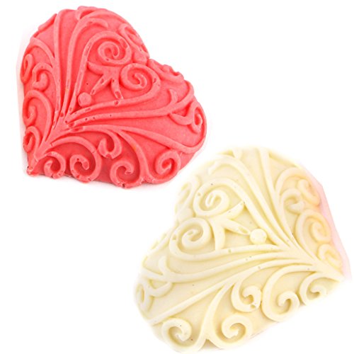 Ghasitaram Gifts Chocolate - Set of 2 Designer Chocolate Hearts von Ghasitaram Gifts