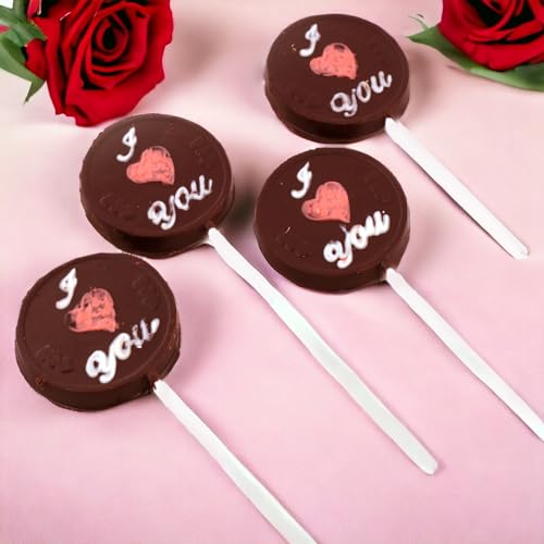 Ghasitaram Gifts Chocolate - Set of 8 I Love U Lollies von Ghasitaram Gifts