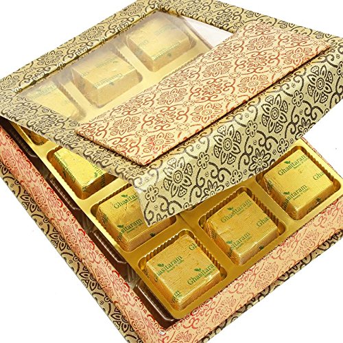 Ghasitaram Gifts Chocolates - 12 pcs Printed Assorted Chocolate Box von Ghasitaram Gifts