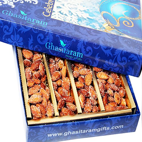 Ghasitaram Gifts Desi Ghee Fried Salted Almonds 400 GMS von Ghasitaram Gifts