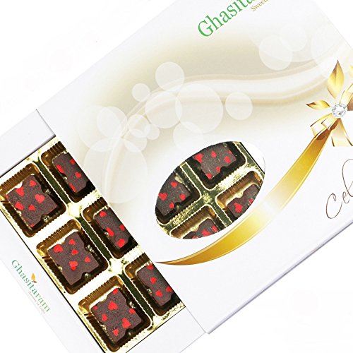 Ghasitaram Gifts Designer Chocolate 12 pcs White Box-200gms von Ghasitaram Gifts