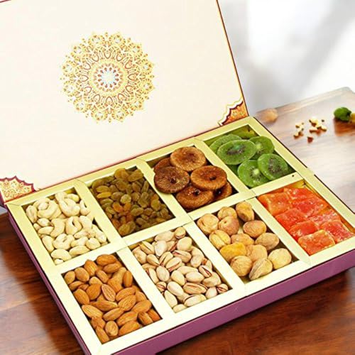 Ghasitaram Gifts Diwali Dryfruits Fusion 8 Part Assorted Dryfruit Box Ghasitaram Gifts Diwali Dryfruits Fusion 8 Part Assorted Dryfruit Box von Ghasitaram Gifts
