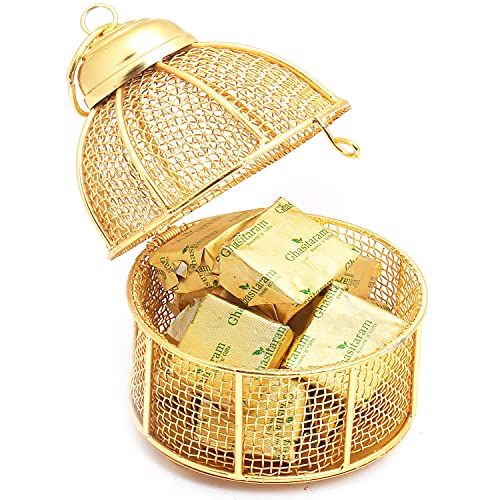 Ghasitaram Gifts Diwali Gifts Diwali Chocolates - Golden Cage with Chocolates Ghasitaram Gifts Diwali Gifts Diwali Chocolates - Golden Cage with Chocolates von Ghasitaram Gifts
