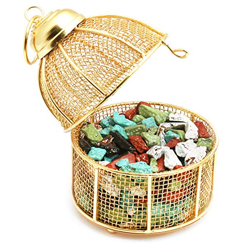 Ghasitaram Gifts Diwali Gifts Diwali Chocolates - Golden Cage with Stone Chocolates Ghasitaram Gifts Diwali Gifts Diwali Chocolates - Golden Cage with Stone Chocolates von Ghasitaram Gifts