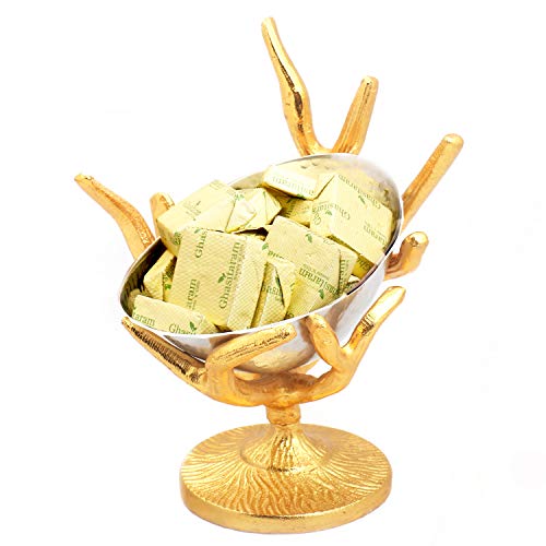 Ghasitaram Gifts Diwali Gifts Diwali Chocolates - Silver Designer Tree Chocolate Bowl von Ghasitaram Gifts