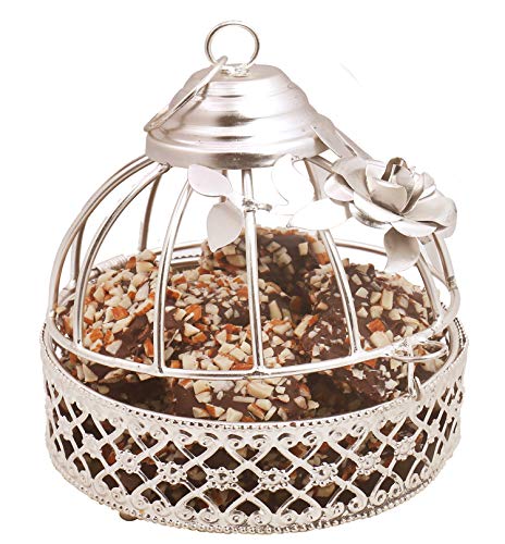 Ghasitaram Gifts Diwali Gifts Diwali Chocolates - Silver English Chocolate Brittles Cage Ghasitaram Gifts Diwali Gifts Diwali Chocolates - Silver English Chocolate Brittles Cage von Ghasitaram Gifts