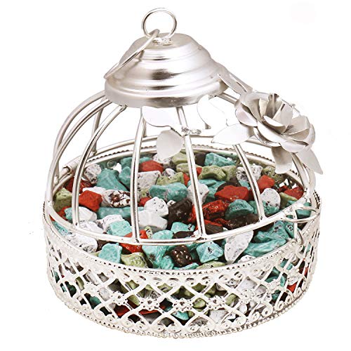 Ghasitaram Gifts Diwali Gifts Diwali Chocolates - Silver Stone Chocolate Cage von Ghasitaram Gifts